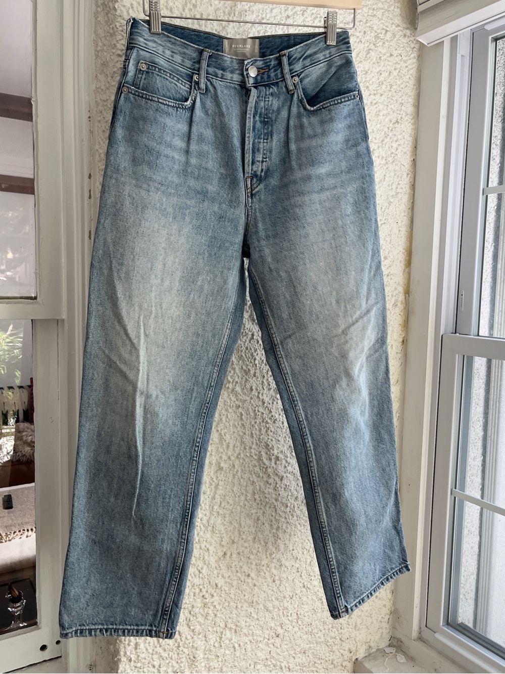 Everlane Light Wash High Waisted Jeans